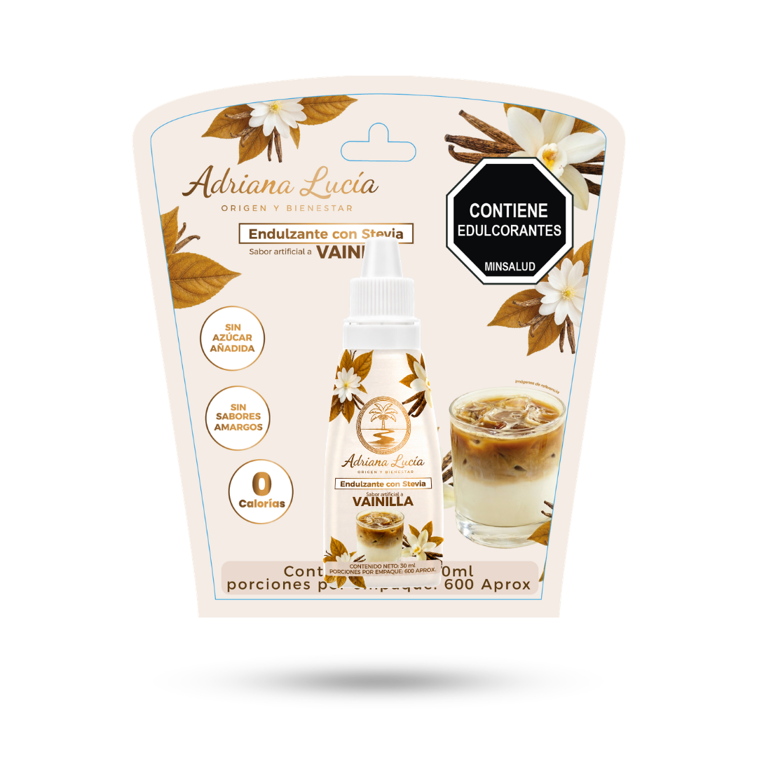 Endulzante con Stevia Vainilla en Gotero - 30ml